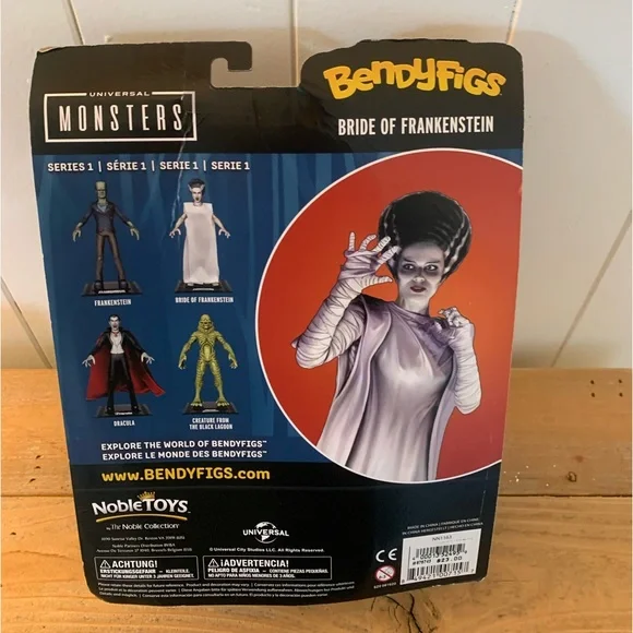 Bendyfigs | Universal Monsters: Bride of Frankenstein NIB Collectable Toy Horror - Picture 3 of 5